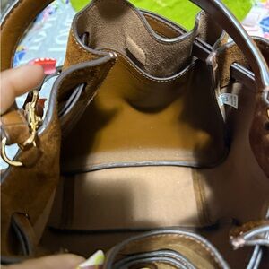 Tory Burch Brown Leather Shoulder Bag